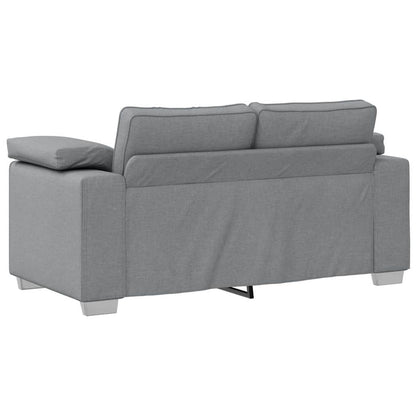 Sofa Hellgrau 160 x 80 x 82 cm Stoff