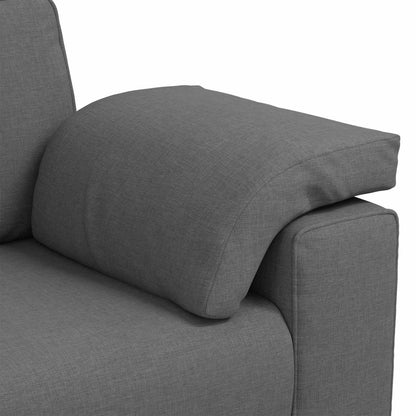vidaXL Sofa Dunkelgrau 160 x 80 x 82 cm Stoff