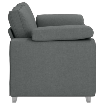 vidaXL Sofa Dunkelgrau 160 x 80 x 82 cm Stoff