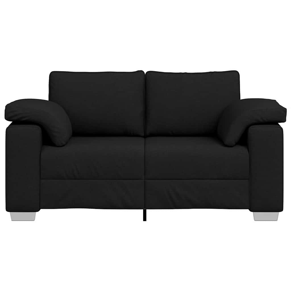 Sofa Schwarz 160 x 80 x 82 cm Stoff