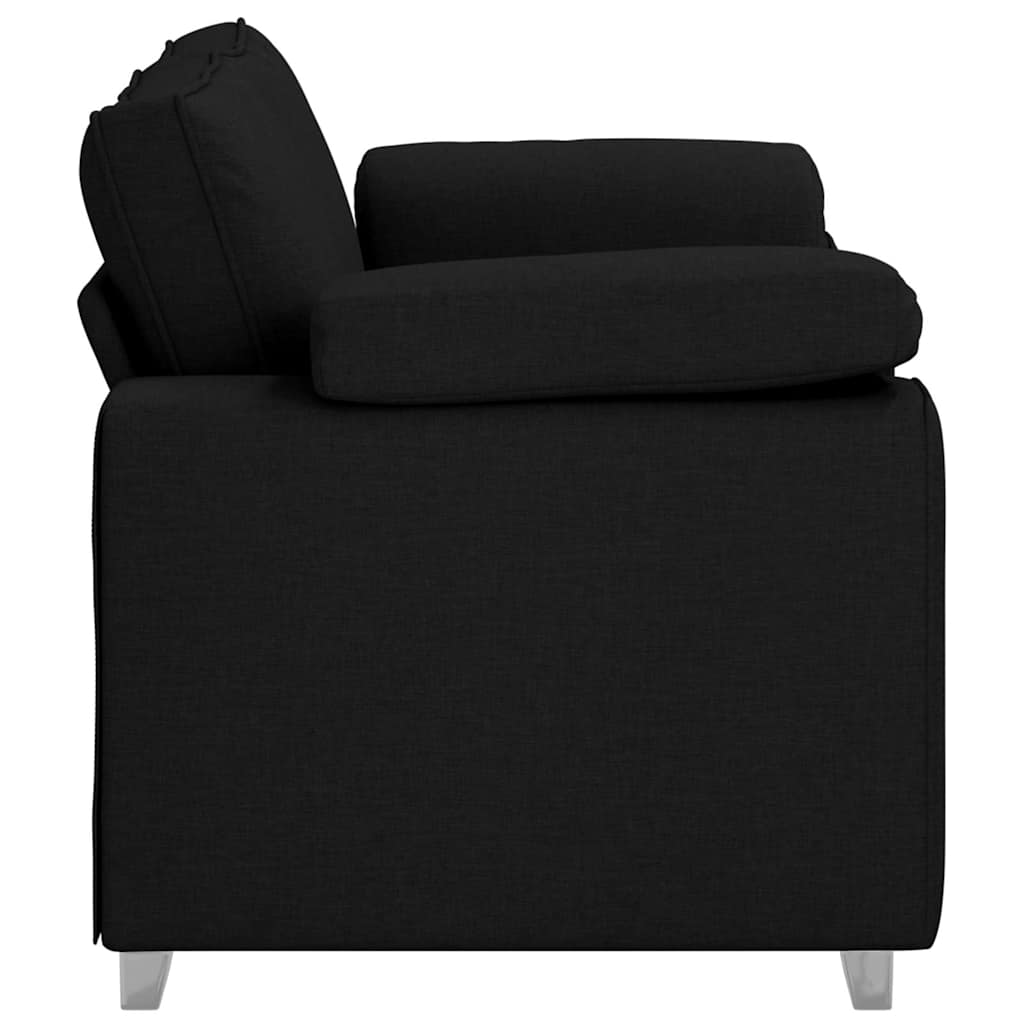 Sofa Schwarz 160 x 80 x 82 cm Stoff
