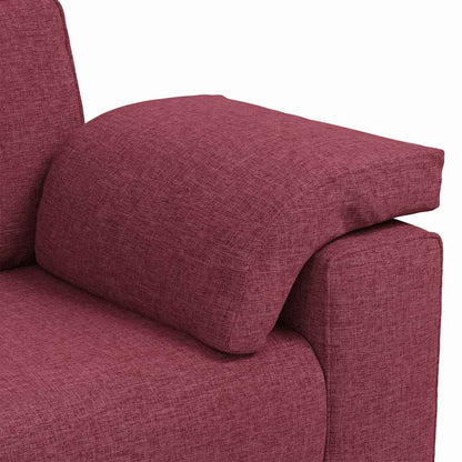 vidaXL Sofa Weinrot 160 x 80 x 82 cm Stoff