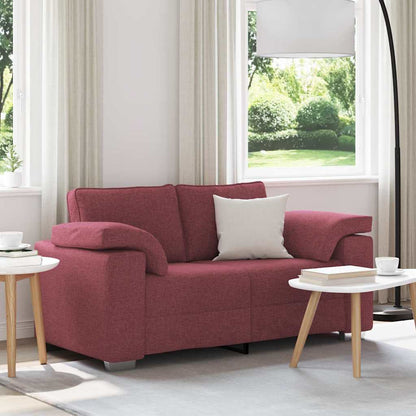 vidaXL Sofa Weinrot 160 x 80 x 82 cm Stoff