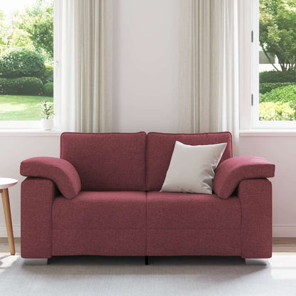 vidaXL Sofa Weinrot 160 x 80 x 82 cm Stoff