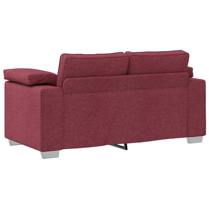 vidaXL Sofa Weinrot 160 x 80 x 82 cm Stoff