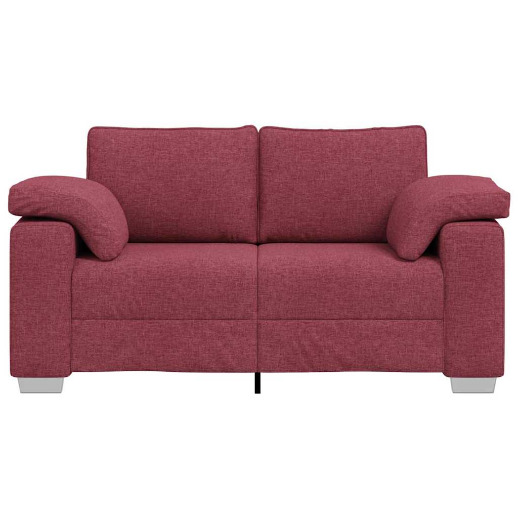 vidaXL Sofa Weinrot 160 x 80 x 82 cm Stoff