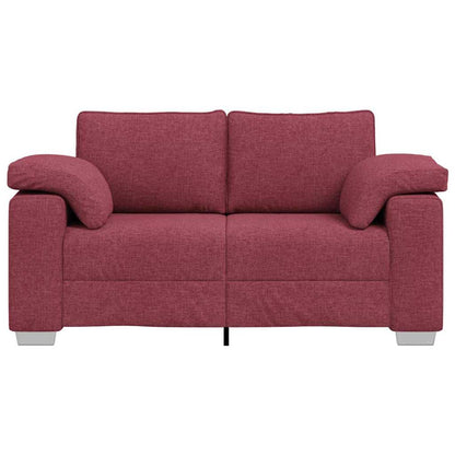 vidaXL Sofa Weinrot 160 x 80 x 82 cm Stoff