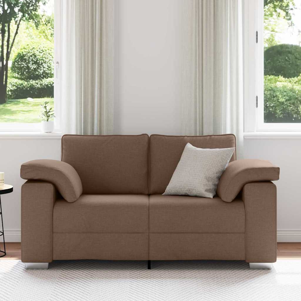 Sofa Braun 160 x 80 x 82 cm Stoff