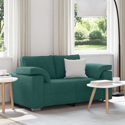 vidaXL Sofa Dunkelgrün 160 x 80 x 82 cm Stoff