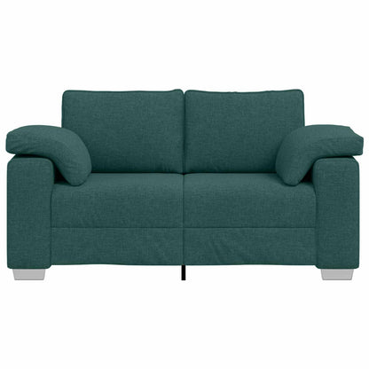 vidaXL Sofa Dunkelgrün 160 x 80 x 82 cm Stoff