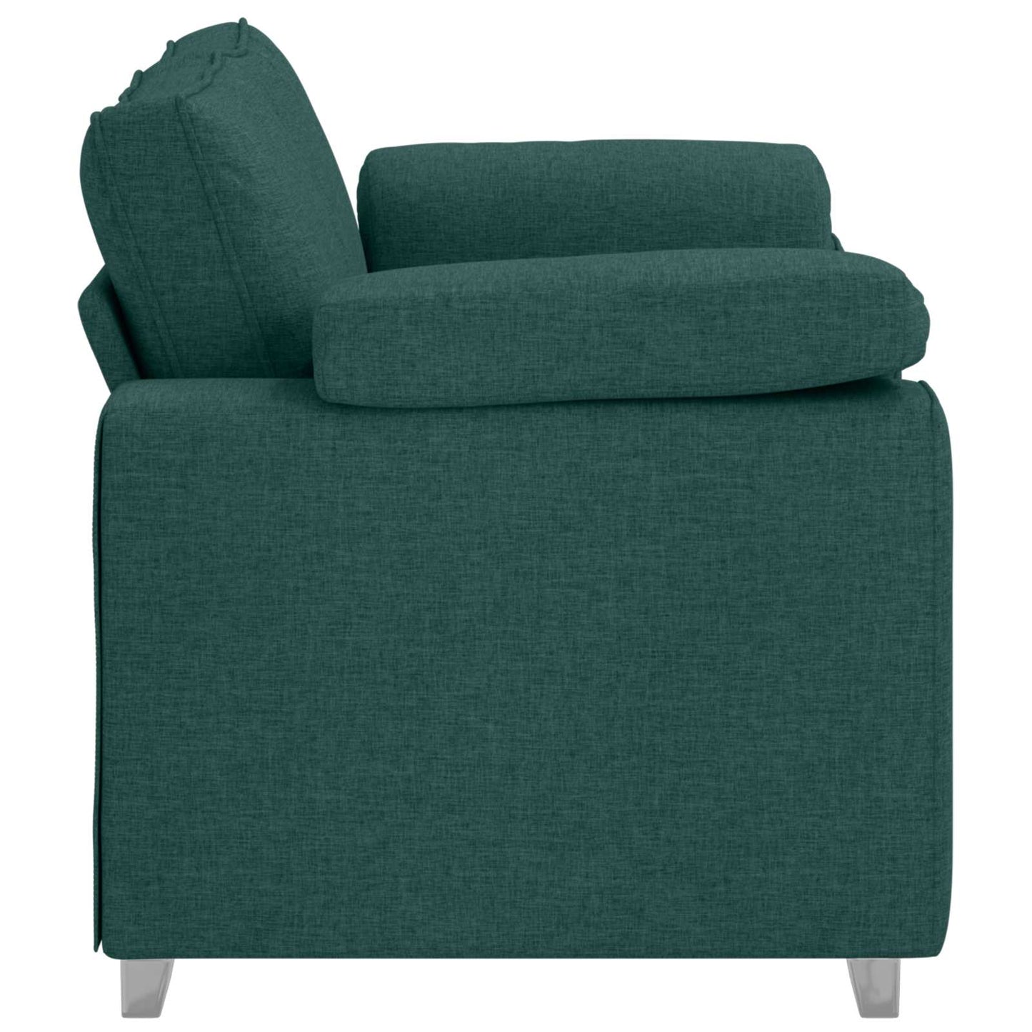 vidaXL Sofa Dunkelgrün 160 x 80 x 82 cm Stoff