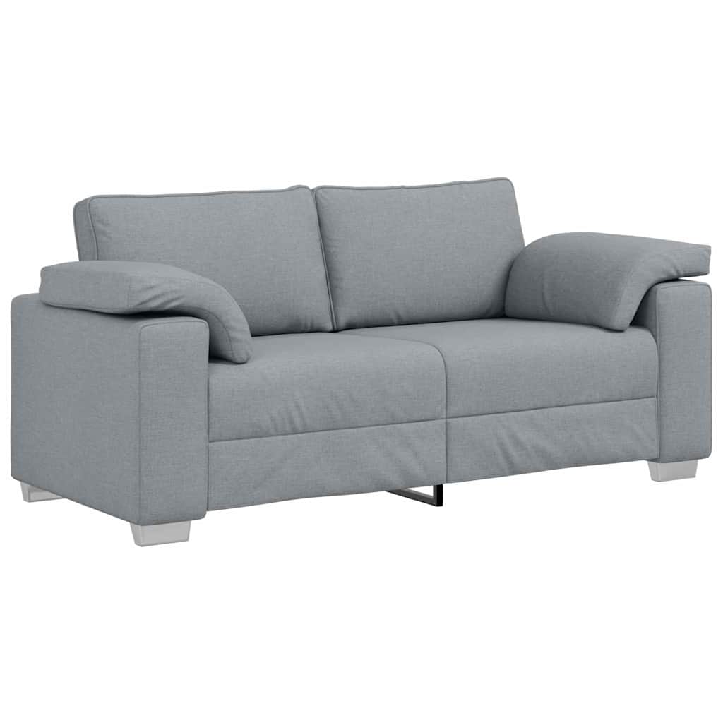 Sofa Hellgrau 180 x 80 x 82 cm Stoff