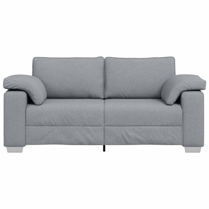Sofa Hellgrau 180 x 80 x 82 cm Stoff