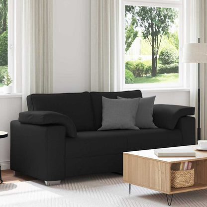vidaXL Sofa Schwarz 180 x 80 x 82 cm Stoff