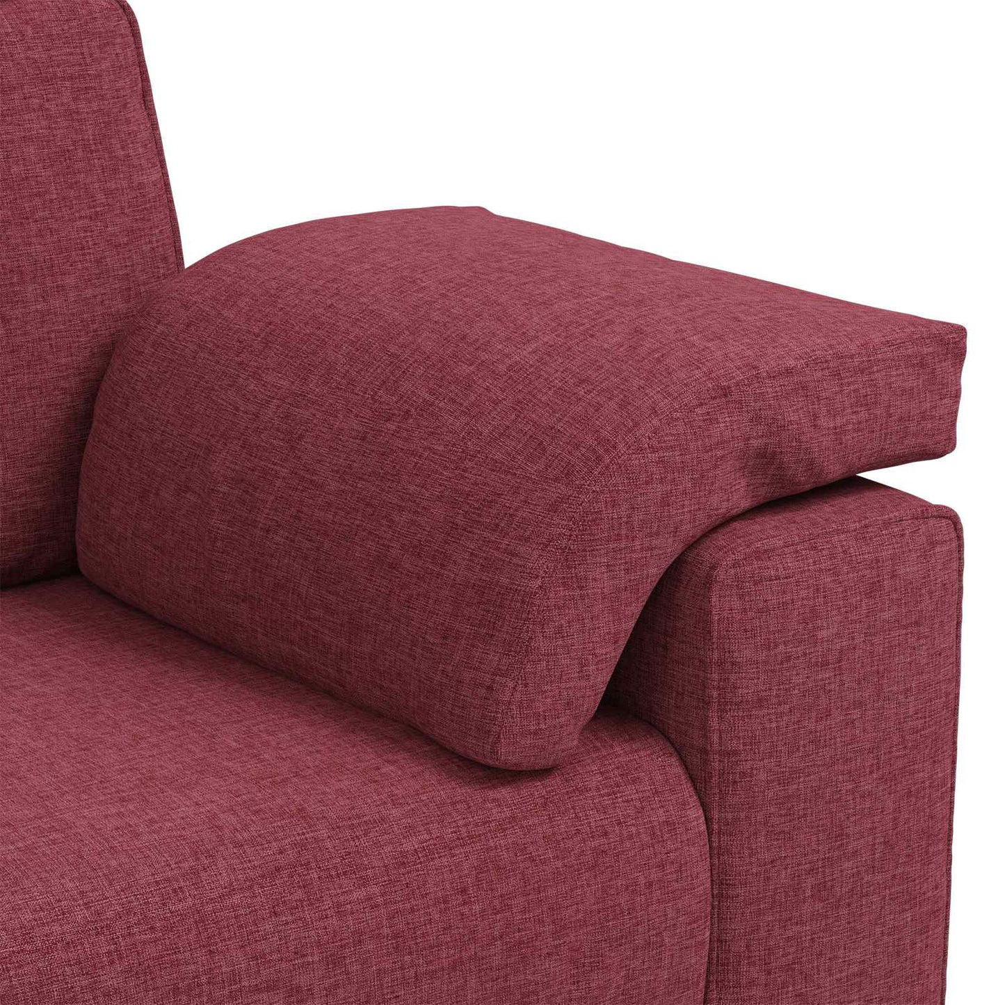 vidaXL Sofa Weinrot Gesamtabmessungen: 180 x 80 x 80 cm (B x T x H)