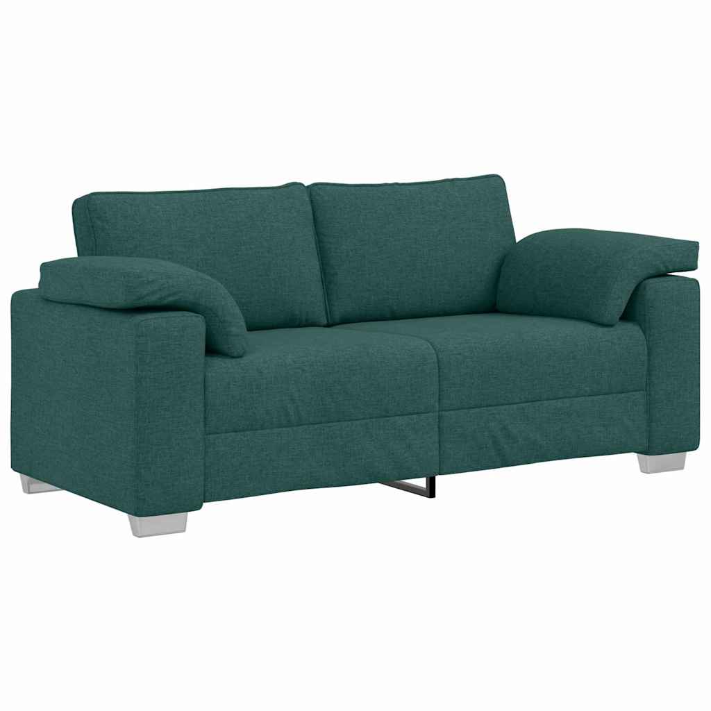 vidaXL Sofa Dunkelgrün 180 x 80 x 82 cm Stoff