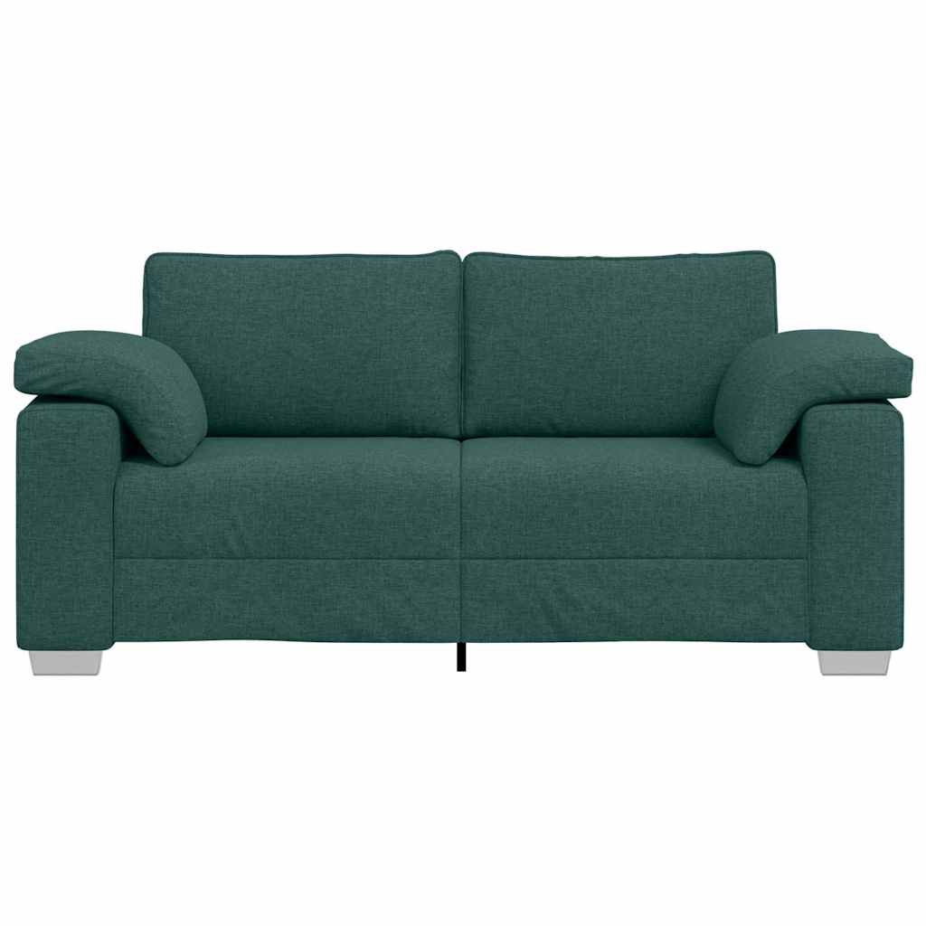 vidaXL Sofa Dunkelgrün 180 x 80 x 82 cm Stoff
