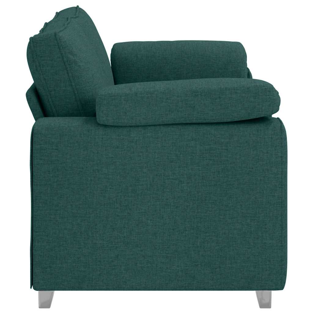 vidaXL Sofa Dunkelgrün 180 x 80 x 82 cm Stoff