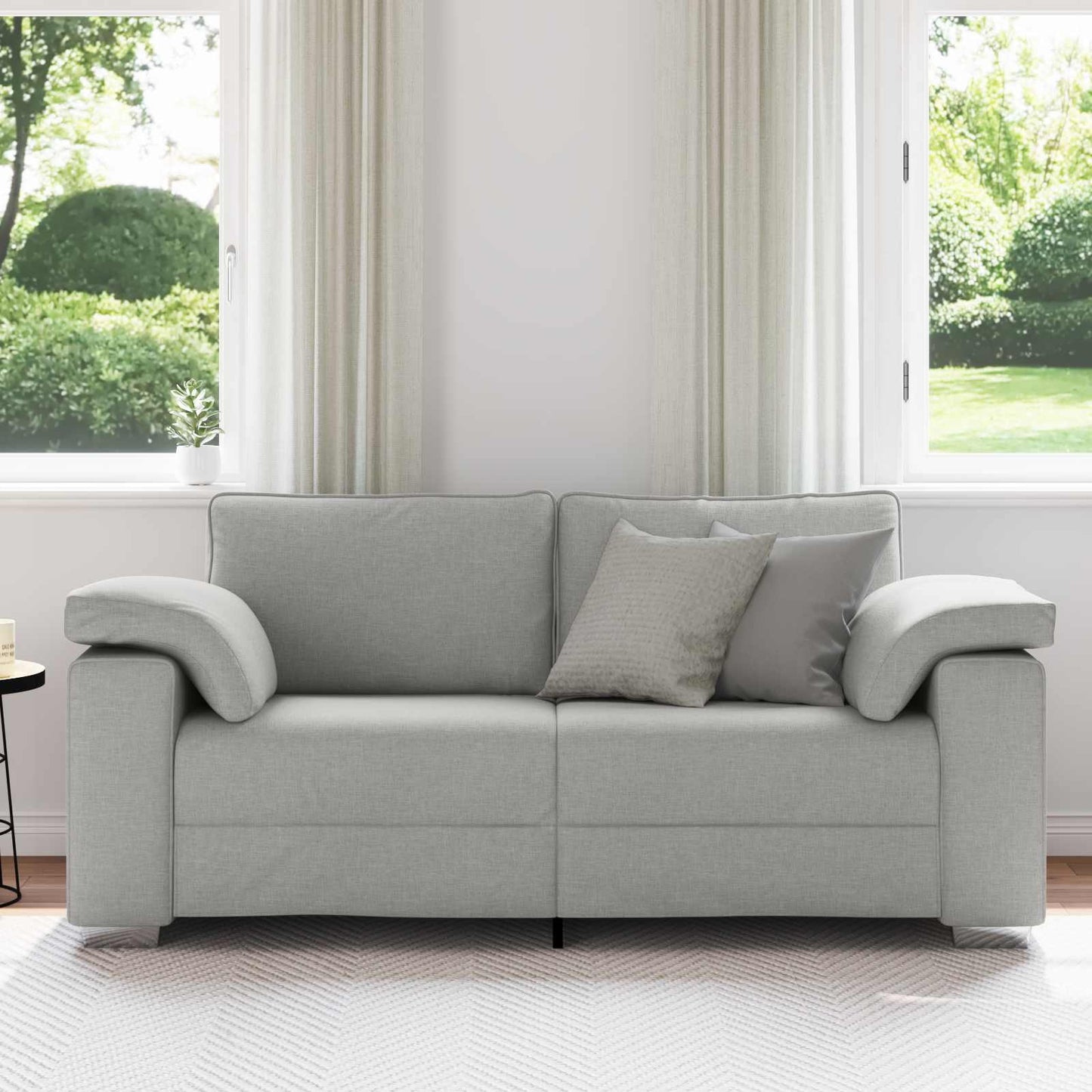 vidaXL Sofa Wolkengrau 180 x 77 x 82 cm Stoff