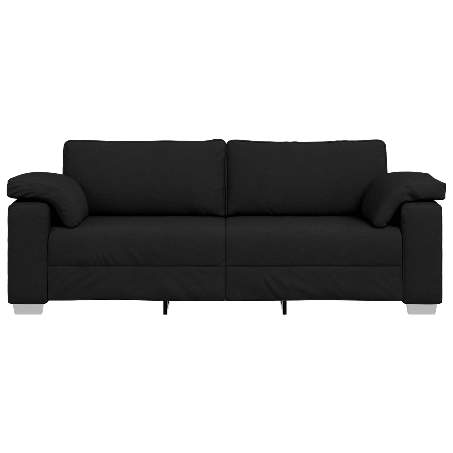 Sofa Schwarz 219 x 80 x 82 cm Stoff