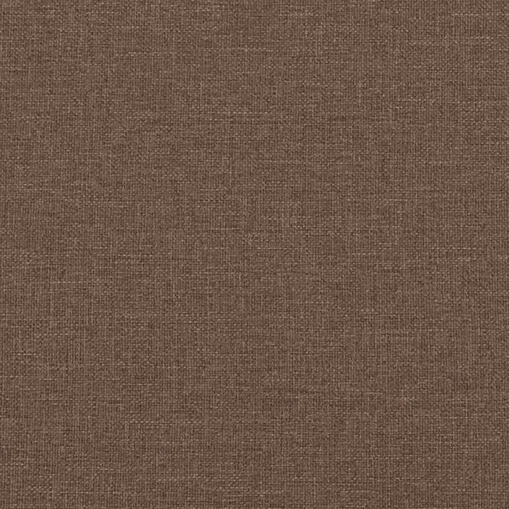 vidaXL Canapé marron 219 x 80 x 82 cm Tissu
