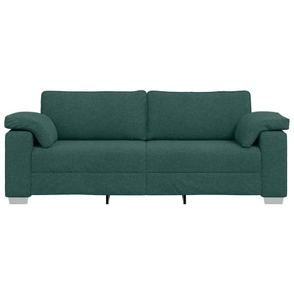 vidaXL Canapé vert foncé 219 x 80 x 82 cm Tissu