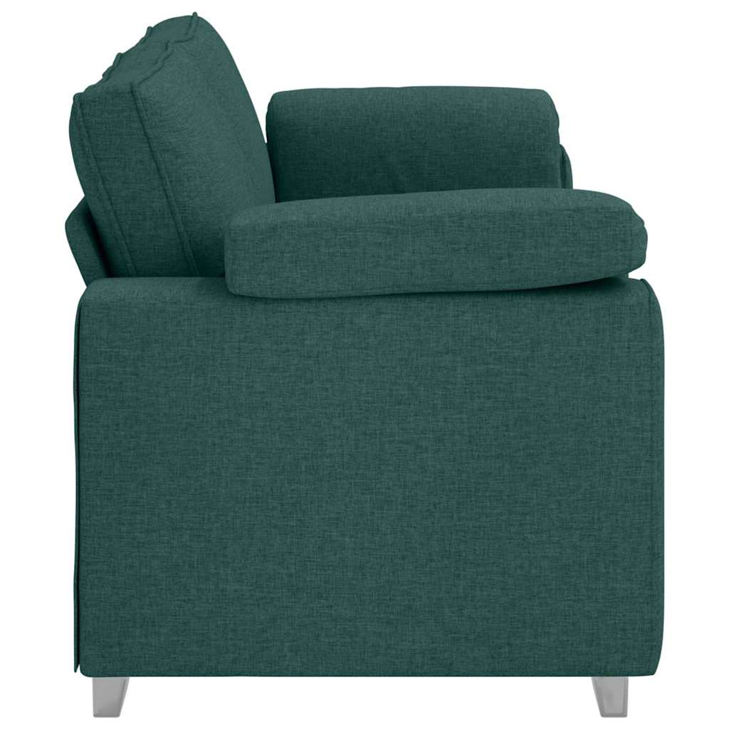 vidaXL Canapé vert foncé 219 x 80 x 82 cm Tissu