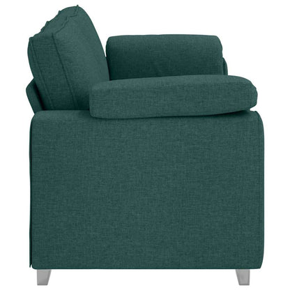 vidaXL Canapé vert foncé 219 x 80 x 82 cm Tissu