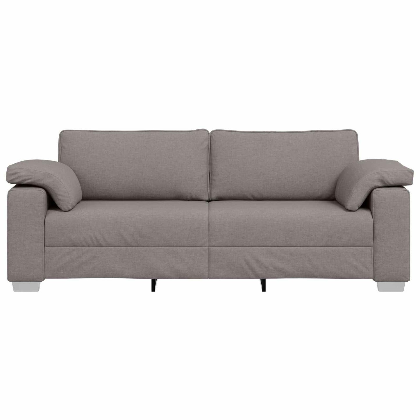 Sofa Taupe 219 x 80 x 82 cm Stoff