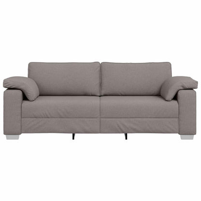 Sofa Taupe 219 x 80 x 82 cm Stoff