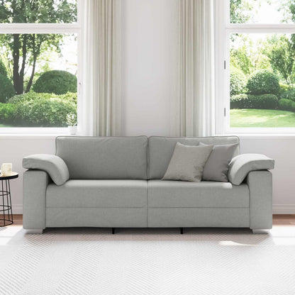 vidaXL Canapé Gris nuage 219 x 80 x 82 cm Tissu