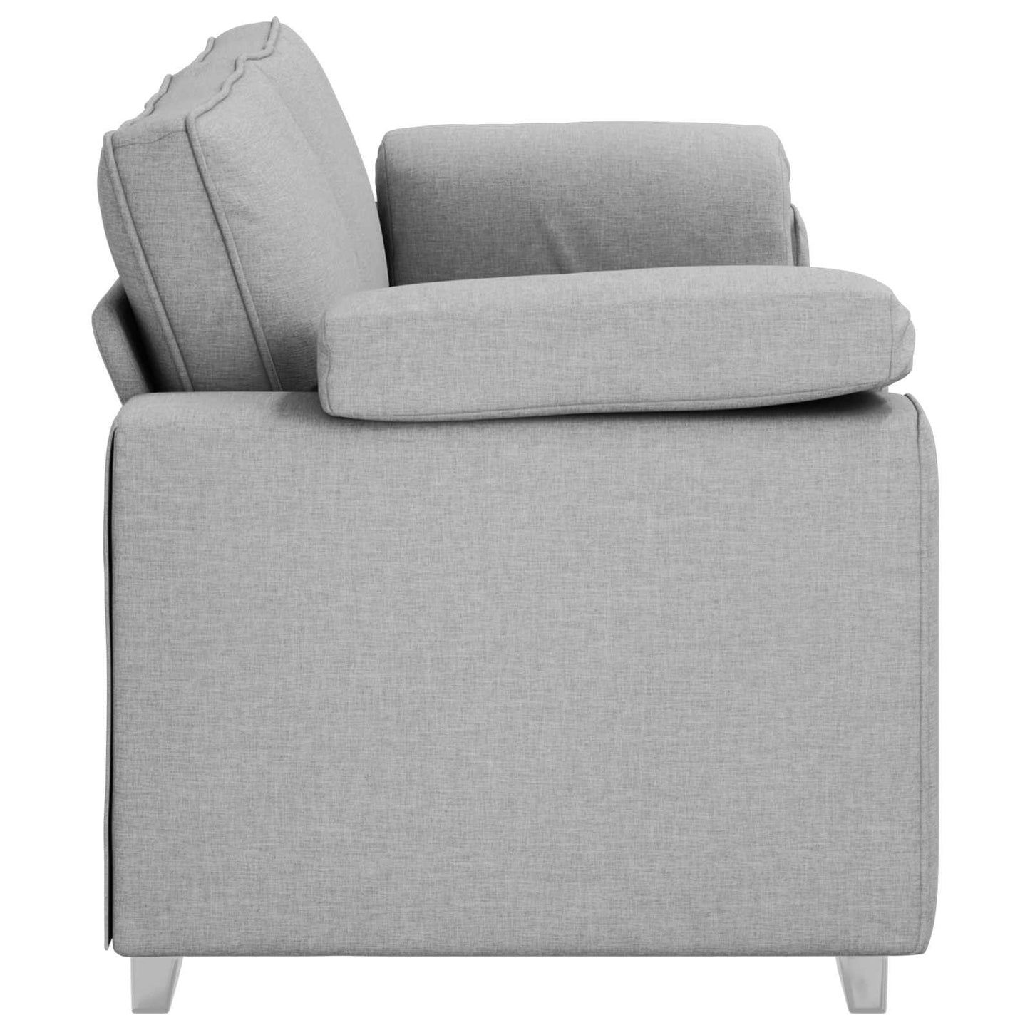 vidaXL Canapé Gris nuage 219 x 80 x 82 cm Tissu