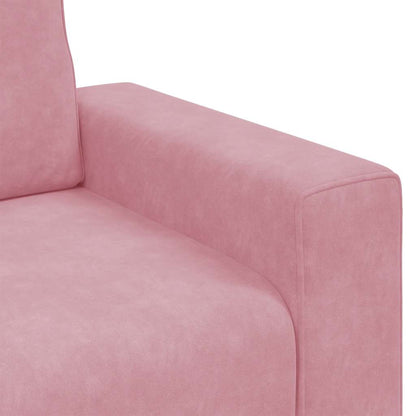 vidaXL Fauteuil rose 100x77x82 cm velours
