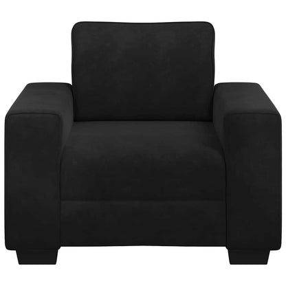 vidaXL Sessel Schwarz 100x77x82 cm Samt