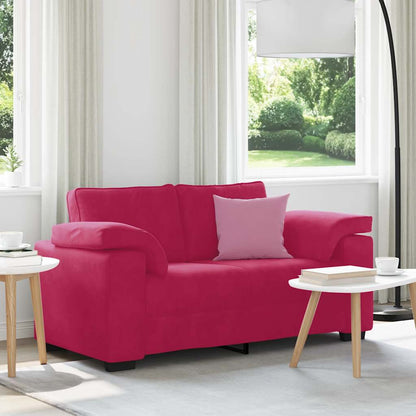 Zweisitzer-Sofa Weinrot 160x77x82 cm Samt