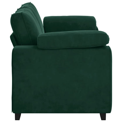 vidaXL Zweisitzer-Sofa Dunkelgrün 180x77x82 cm Samt