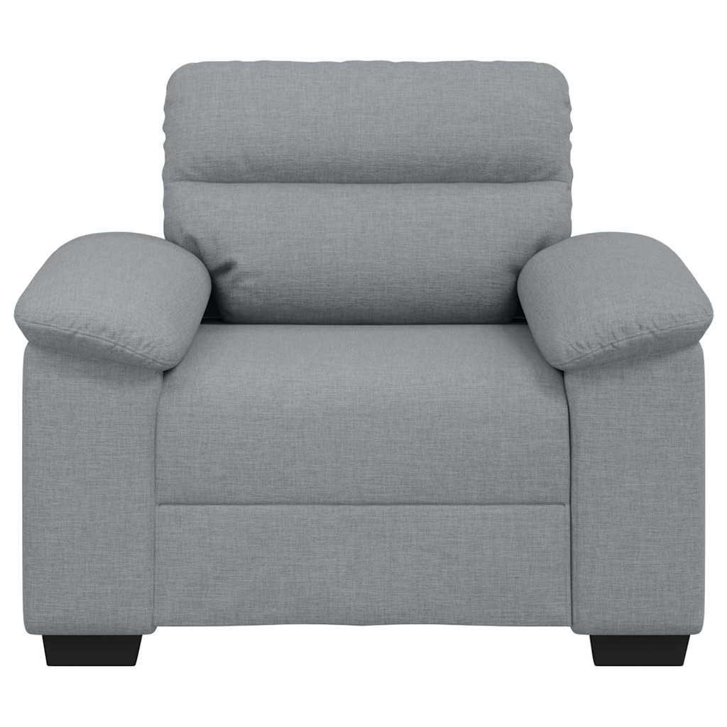 vidaXL Sessel Hellgrau 100x81x84 cm Stoff