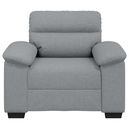 vidaXL Sessel Hellgrau 100x81x84 cm Stoff