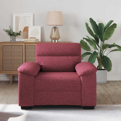 vidaXL Fauteuil Rouge bordeaux 100x81x84 cm Tissu
