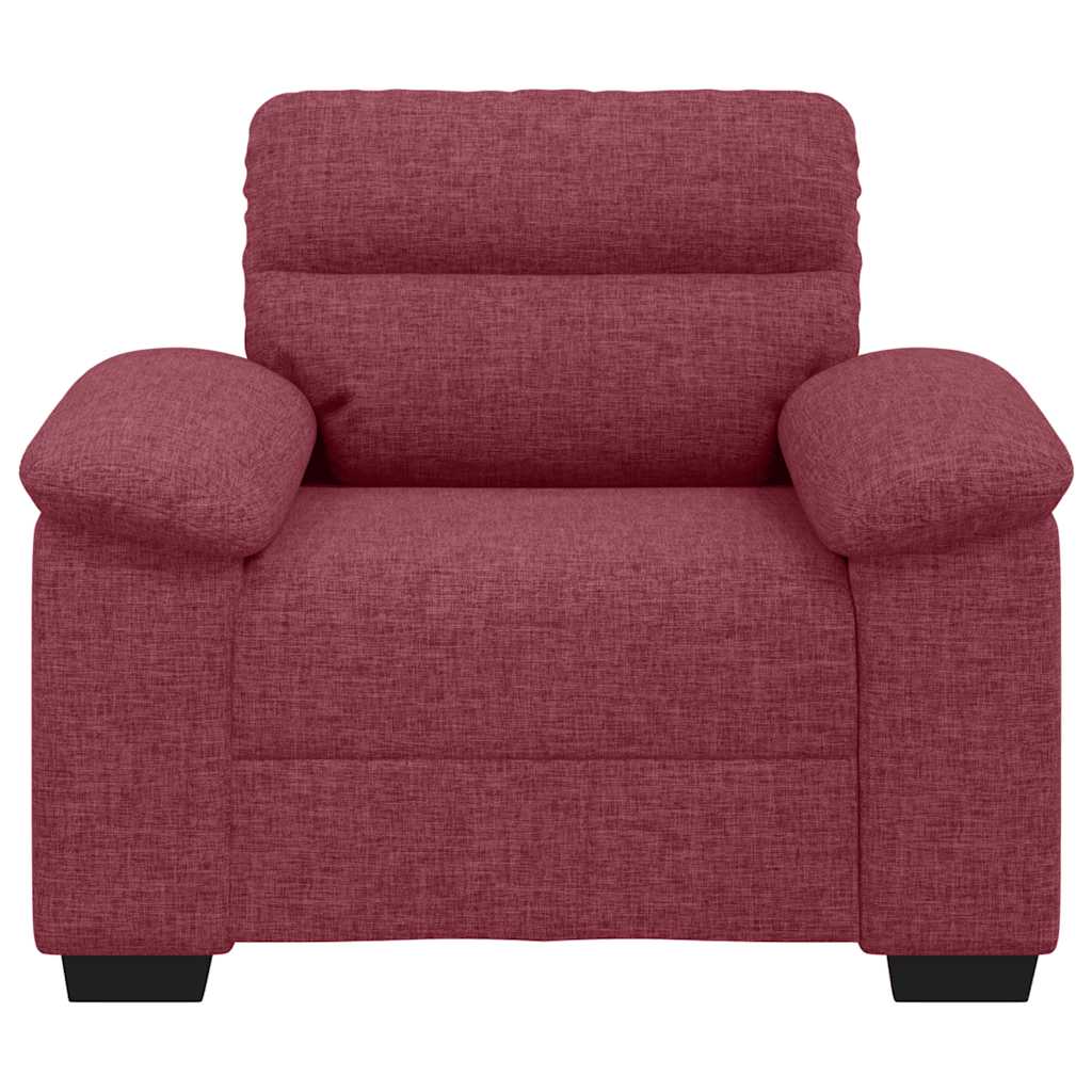 vidaXL Fauteuil Rouge bordeaux 100x81x84 cm Tissu