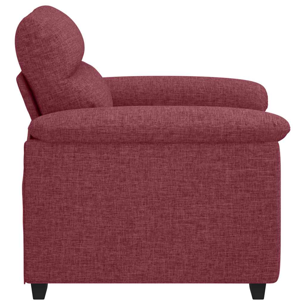 vidaXL Fauteuil Rouge bordeaux 100x81x84 cm Tissu