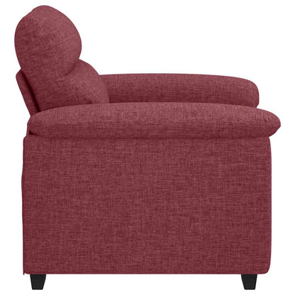 vidaXL Fauteuil Rouge bordeaux 100x81x84 cm Tissu