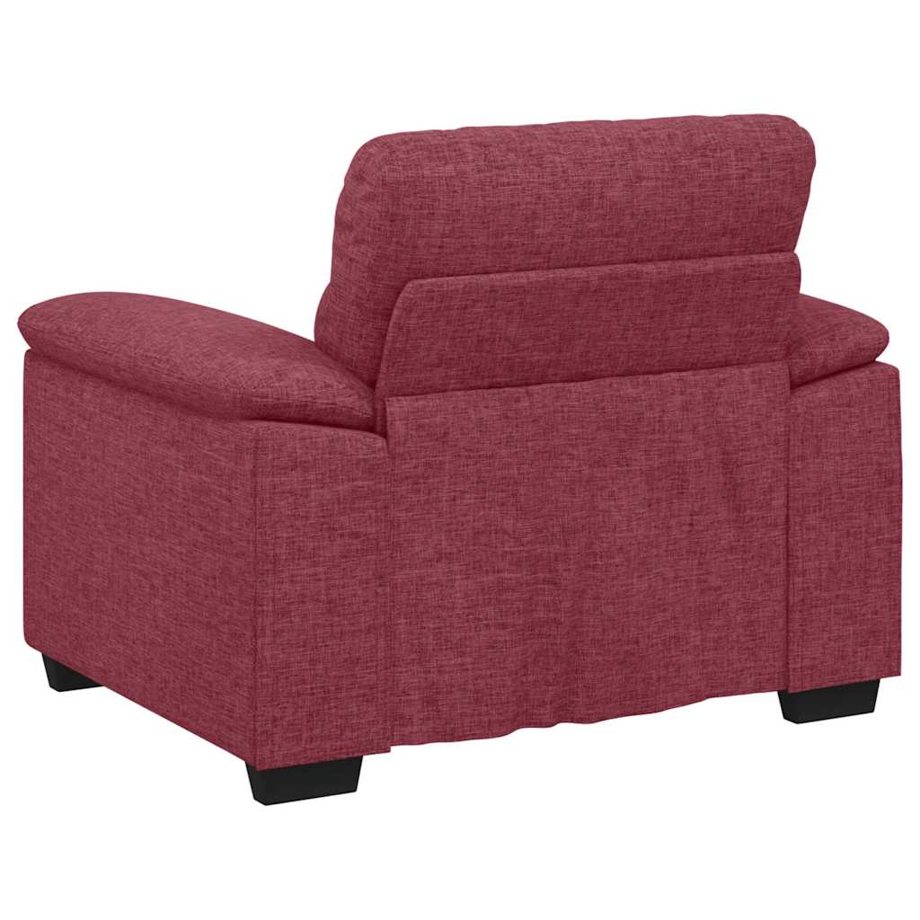 vidaXL Fauteuil Rouge bordeaux 100x81x84 cm Tissu