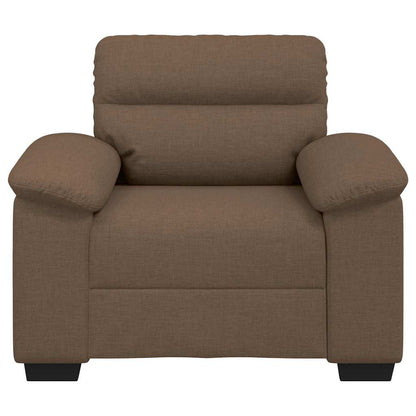 vidaXL Sessel Braun 100x81x84 cm Stoff