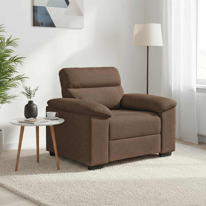 Sessel Braun 100x81x84 cm Stoff