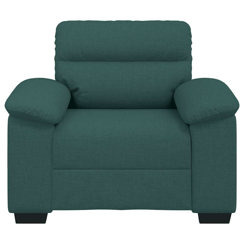 vidaXL Fauteuil vert foncé 100x81x84 cm Tissu