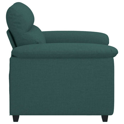 vidaXL Fauteuil vert foncé 100x81x84 cm Tissu