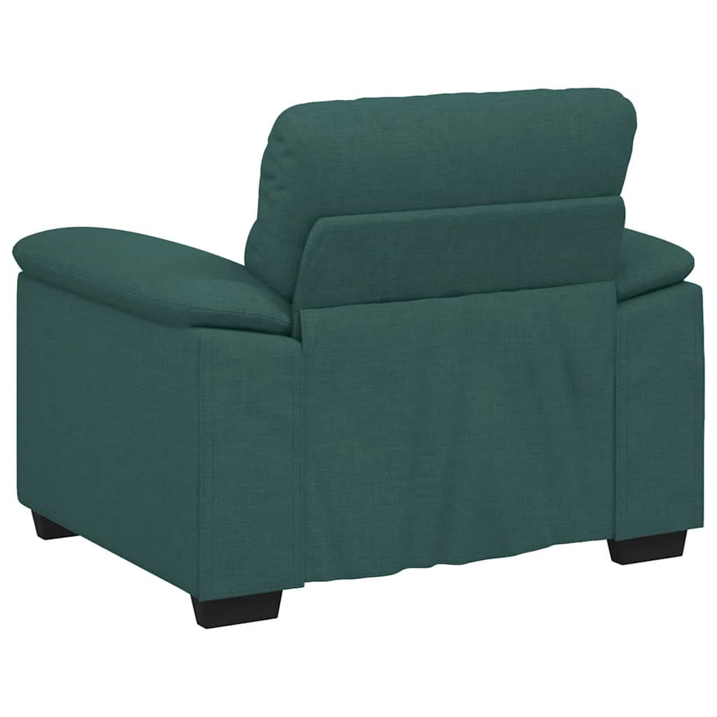 vidaXL Fauteuil vert foncé 100x81x84 cm Tissu
