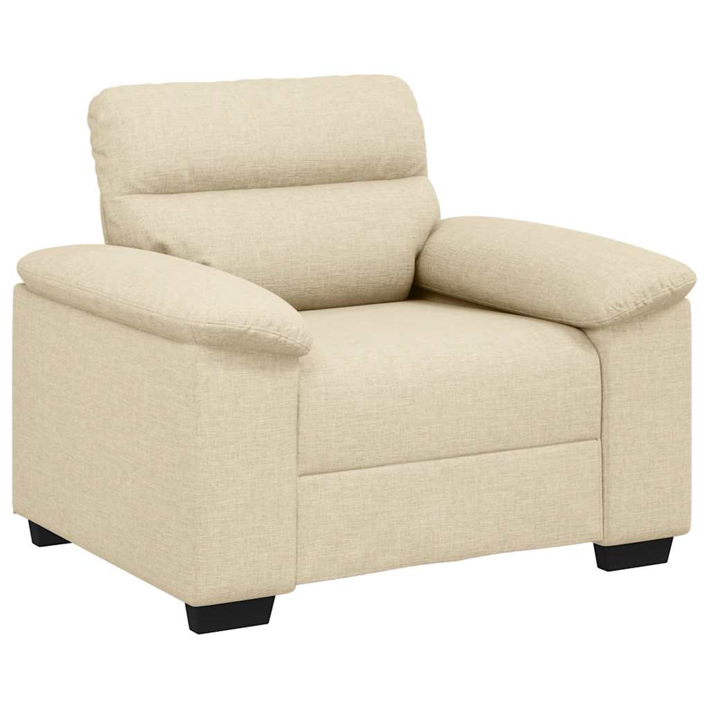 vidaXL Sessel Creme 100x81x84 cm Stoff