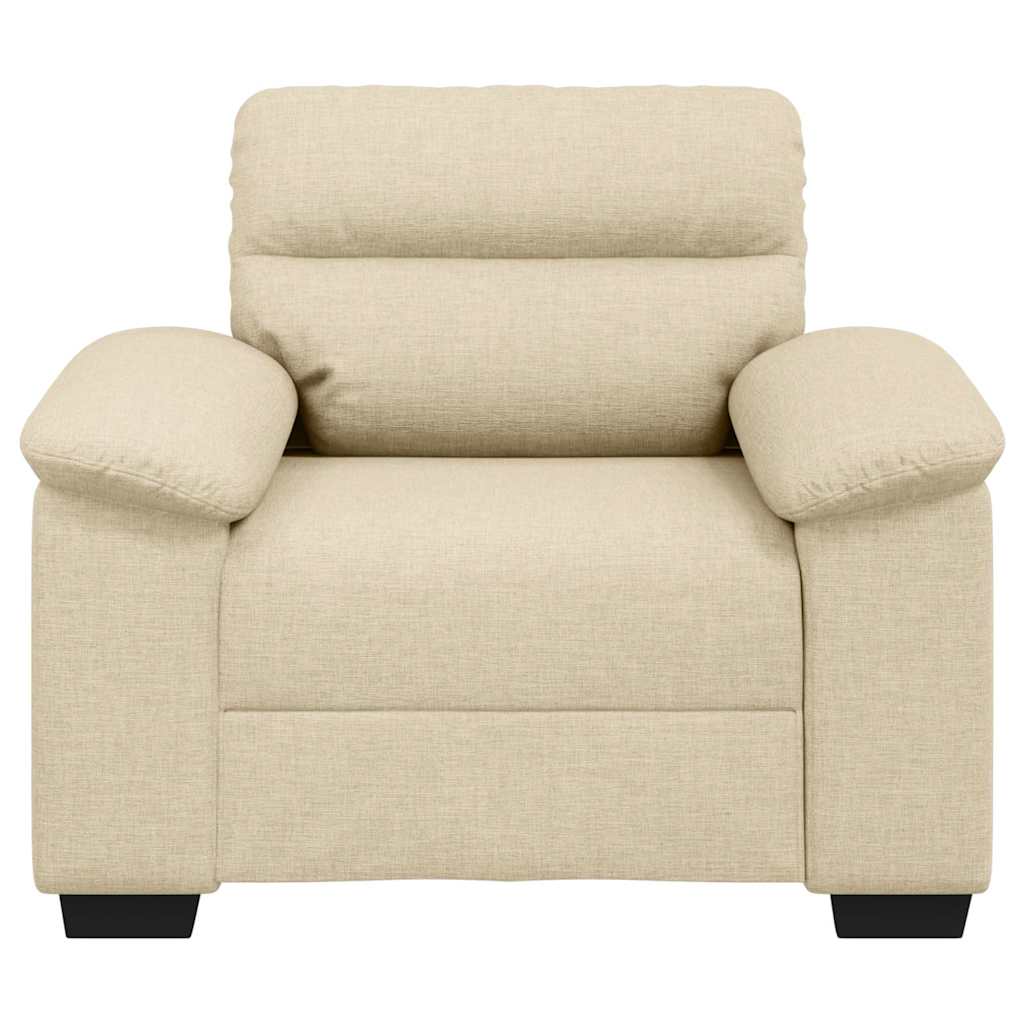 vidaXL Sessel Creme 100x81x84 cm Stoff